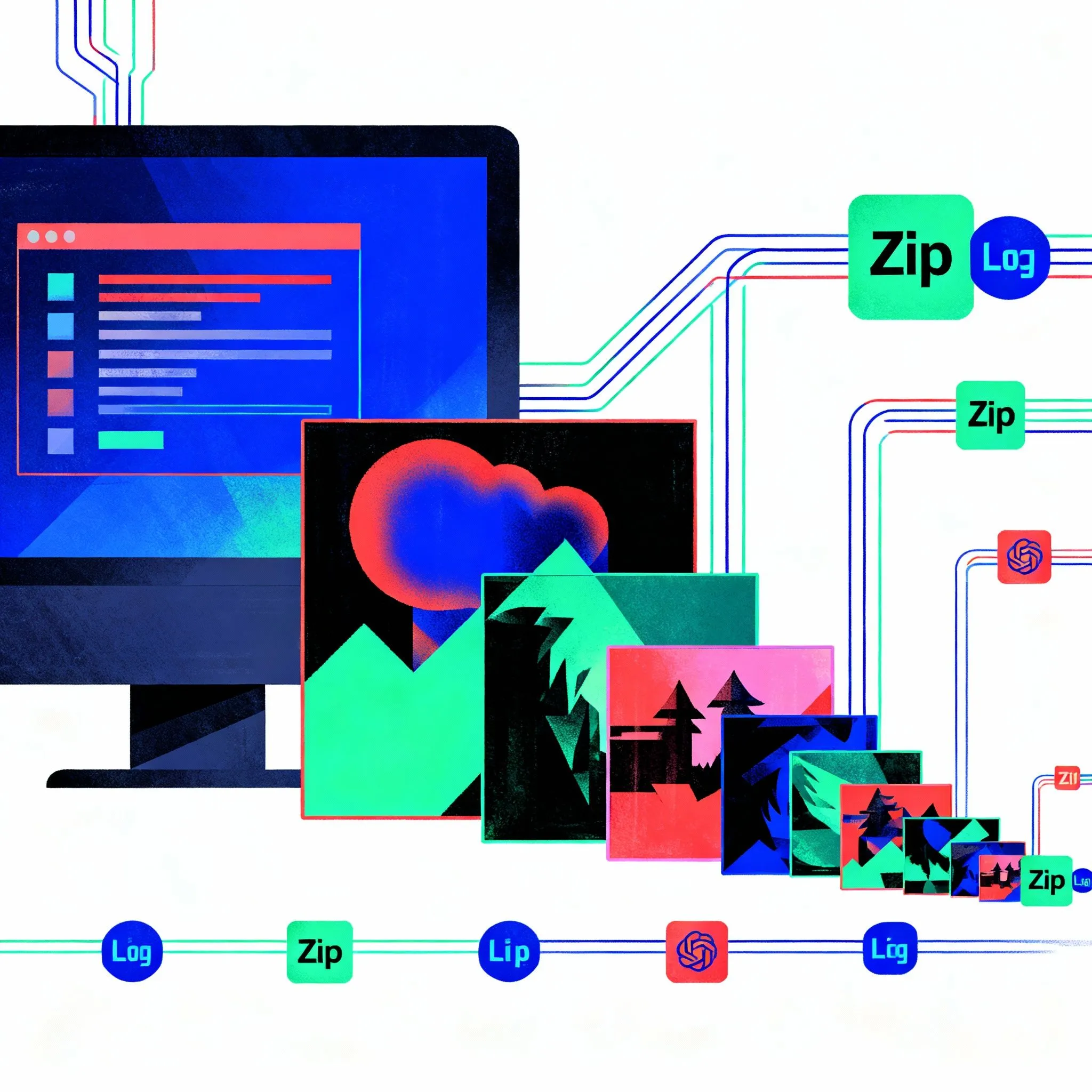 Image compression illustration